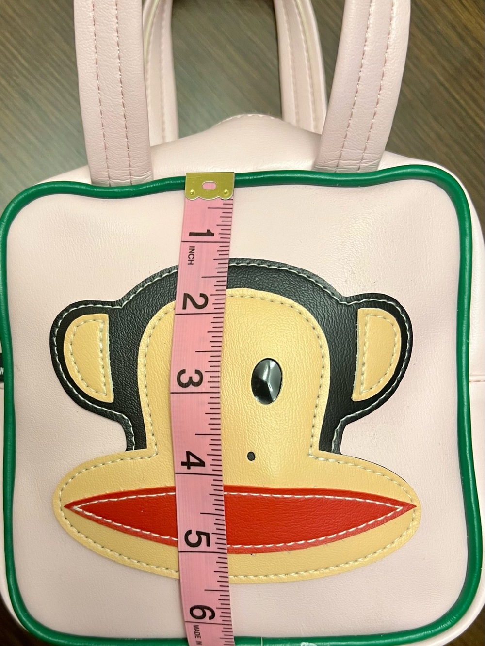 Paul Frank Julius 2007 Mini Pink Handbag Purse Y2K Monkey Face Box Bag - Picture 9 of 11
